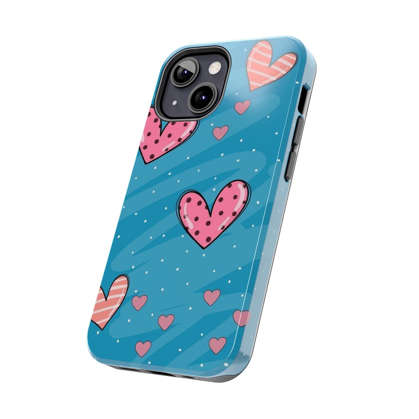 Colorful Heart Phone Case - Cute and Durable Design for Love and Friendship