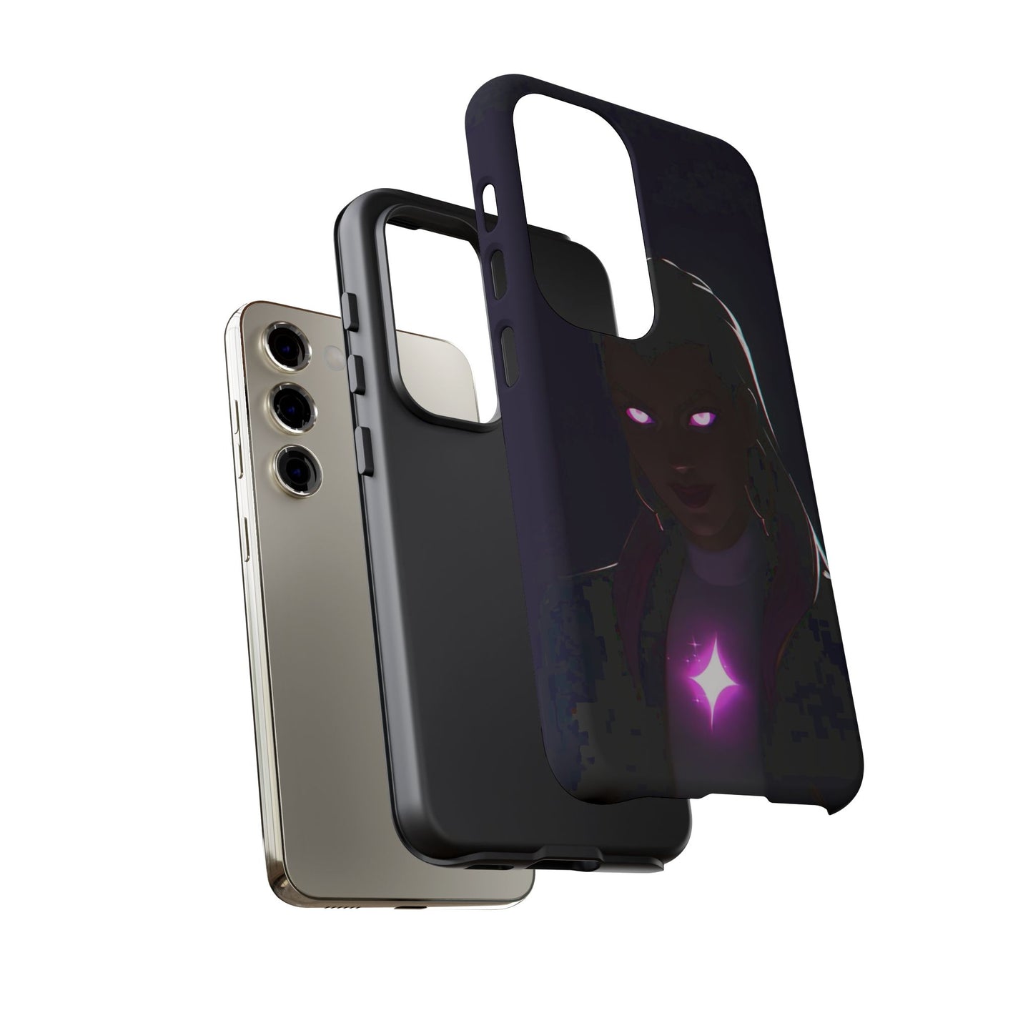 Tough Cases: Dark Magical Phone Case with Mystic Glow