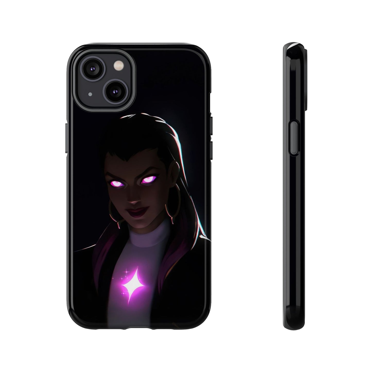 Tough Cases: Dark Magical Phone Case with Mystic Glow