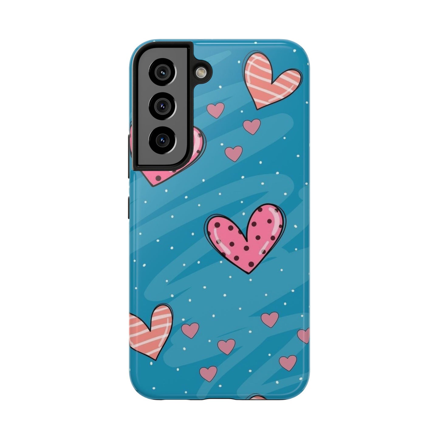 Colorful Heart Phone Case - Cute and Durable Design for Love and Friendship