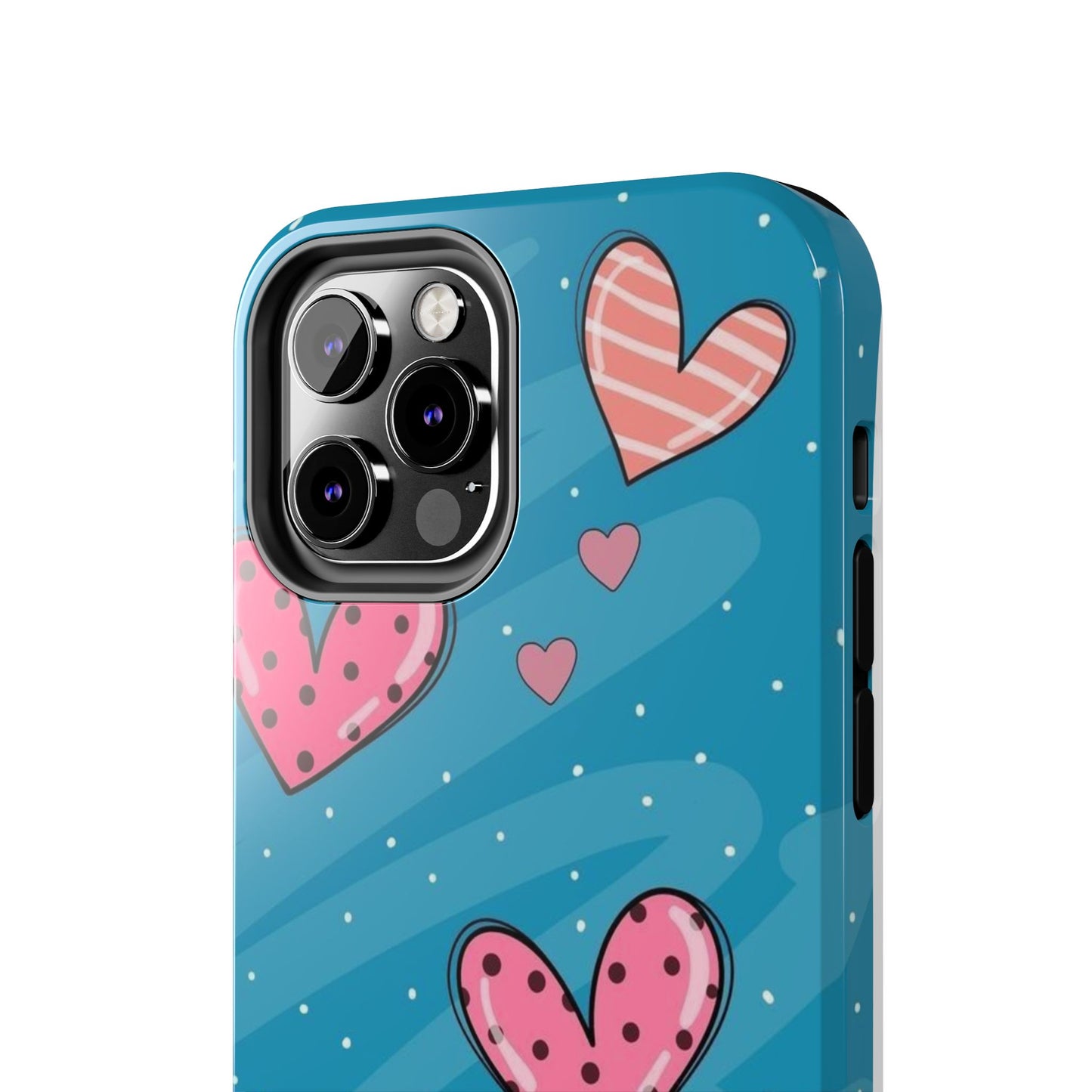 Colorful Heart Phone Case - Cute and Durable Design for Love and Friendship