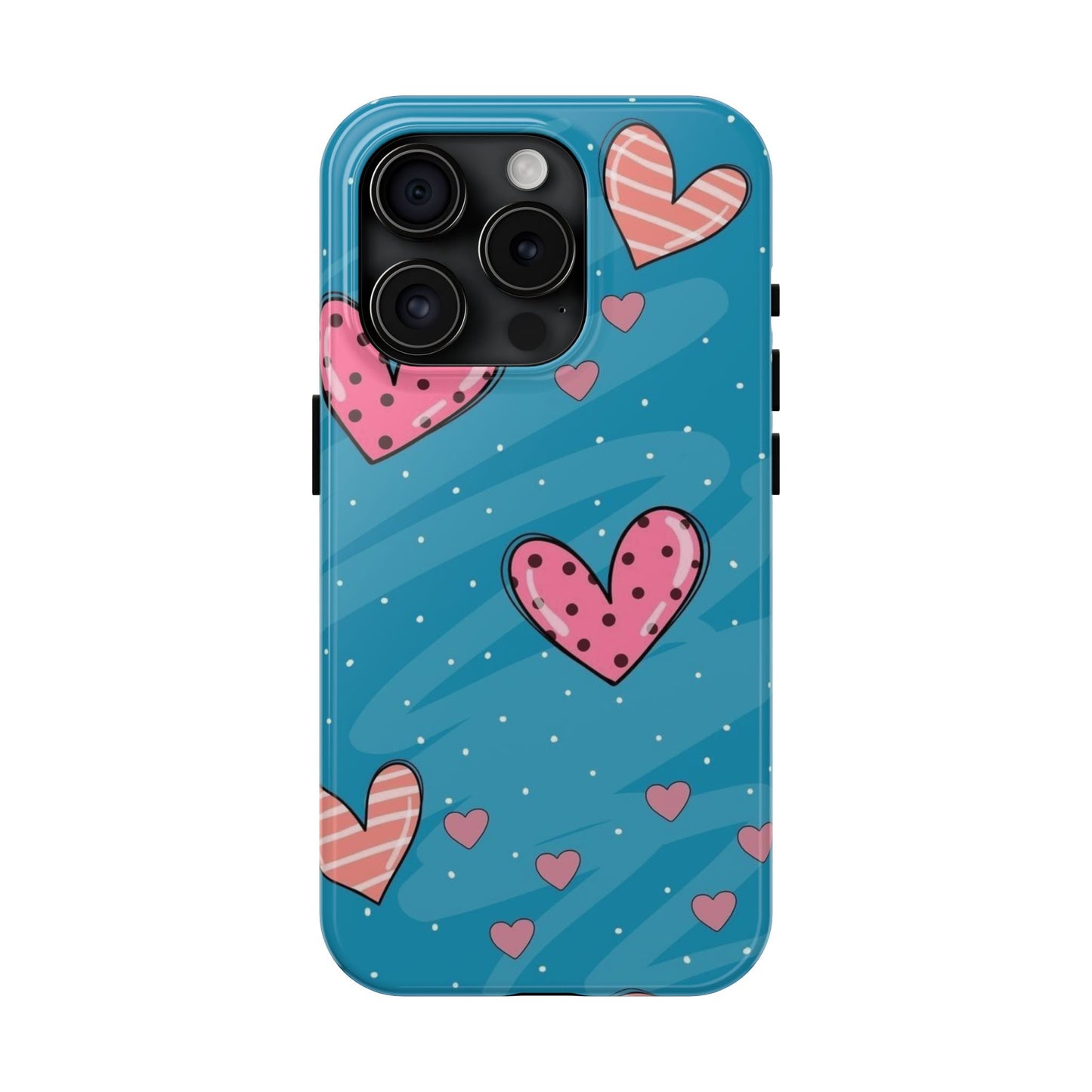 Colorful Heart Phone Case - Cute and Durable Design for Love and Friendship