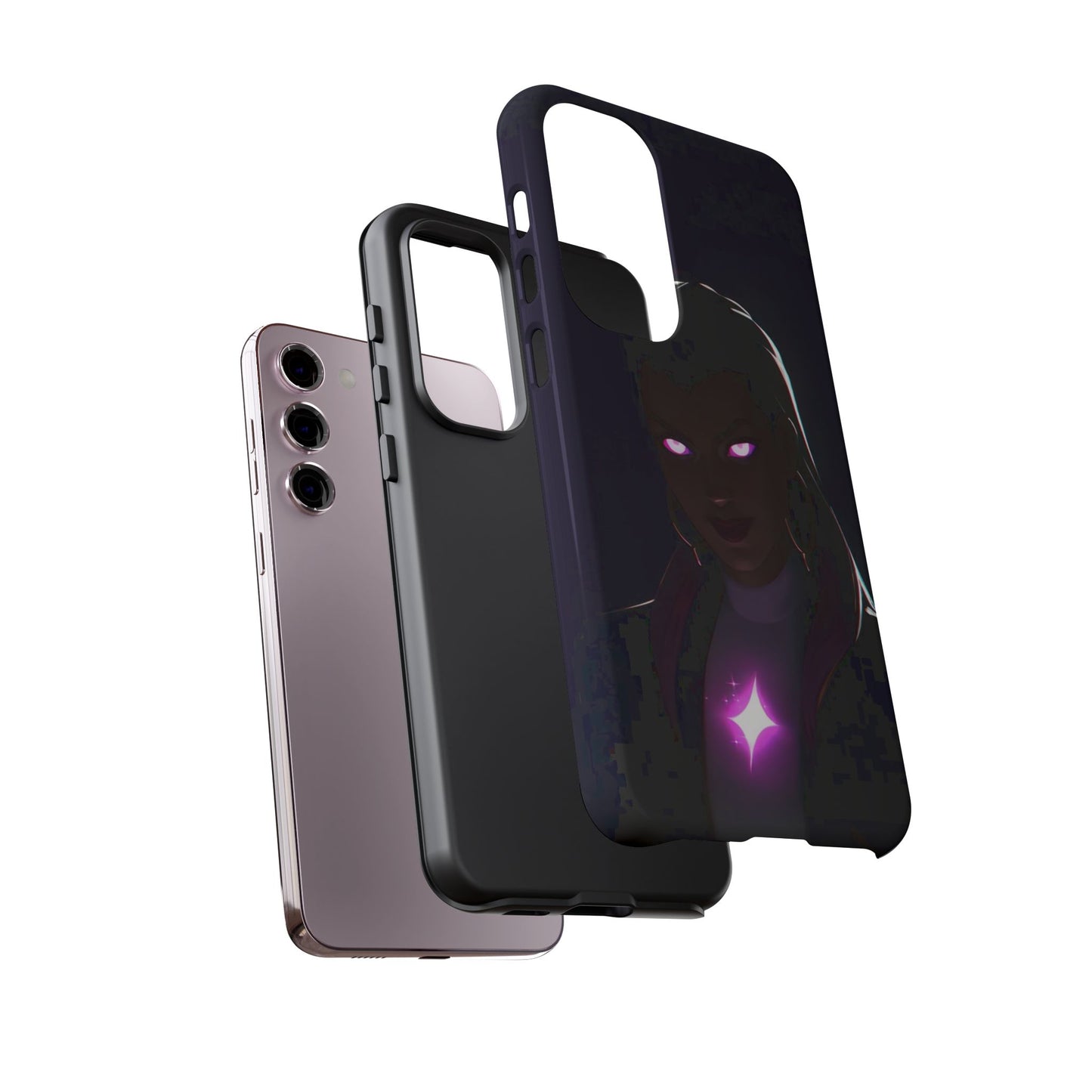 Tough Cases: Dark Magical Phone Case with Mystic Glow