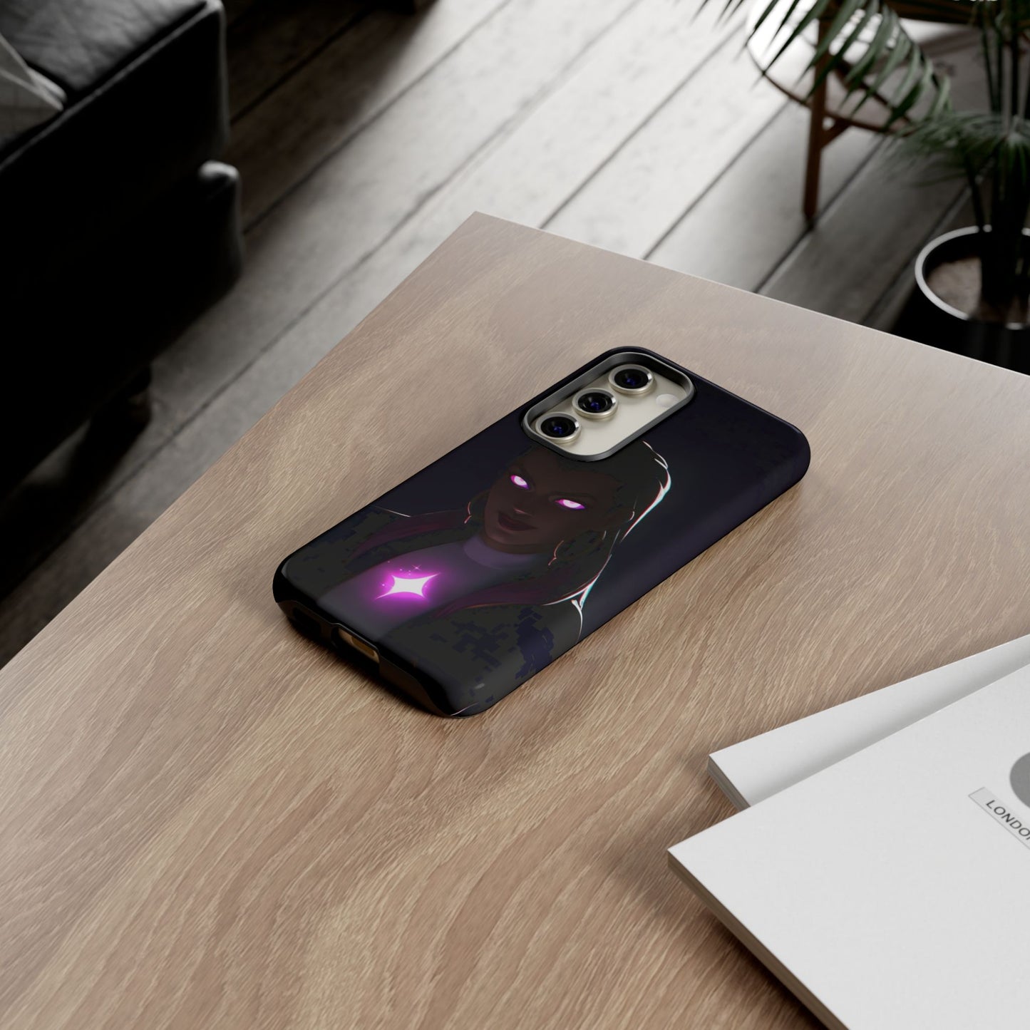 Tough Cases: Dark Magical Phone Case with Mystic Glow