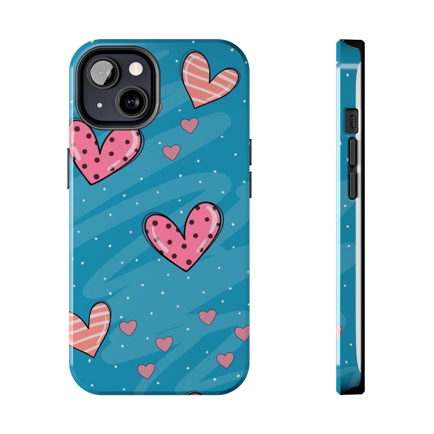 Colorful Heart Phone Case - Cute and Durable Design for Love and Friendship