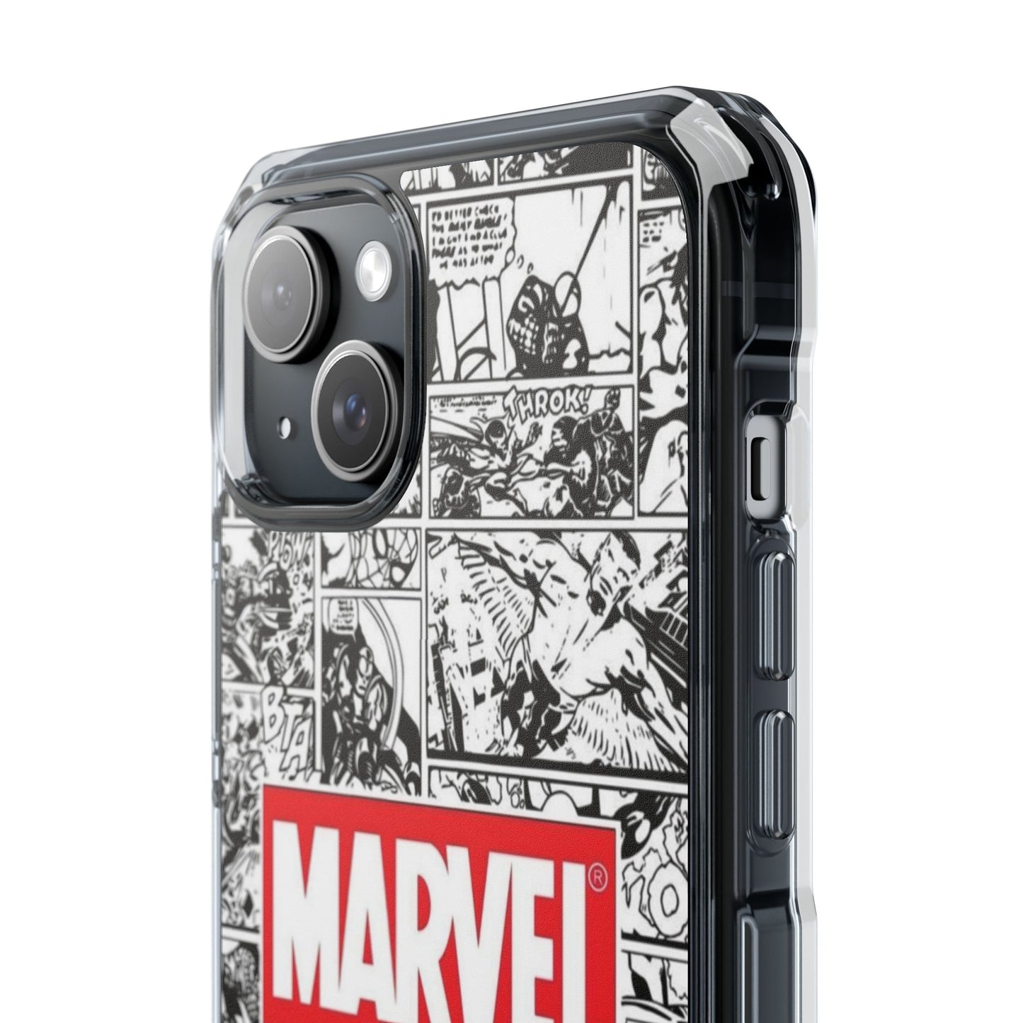 Marvel Comic Magnetic Clear Impact Case - Durable Protection for Superhero Fans