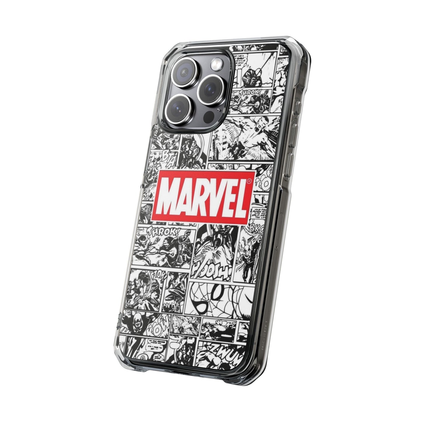 Marvel Comic Magnetic Clear Impact Case - Durable Protection for Superhero Fans