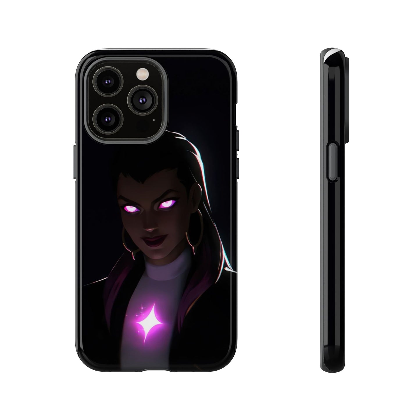 Tough Cases: Dark Magical Phone Case with Mystic Glow