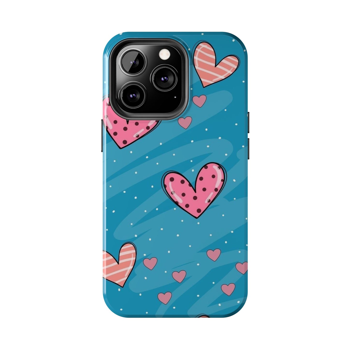 Colorful Heart Phone Case - Cute and Durable Design for Love and Friendship