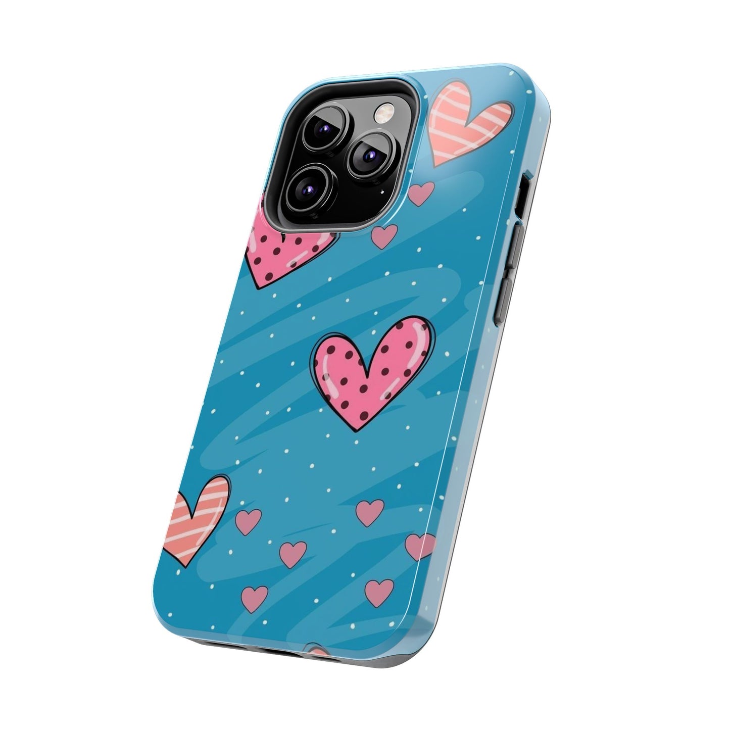 Colorful Heart Phone Case - Cute and Durable Design for Love and Friendship