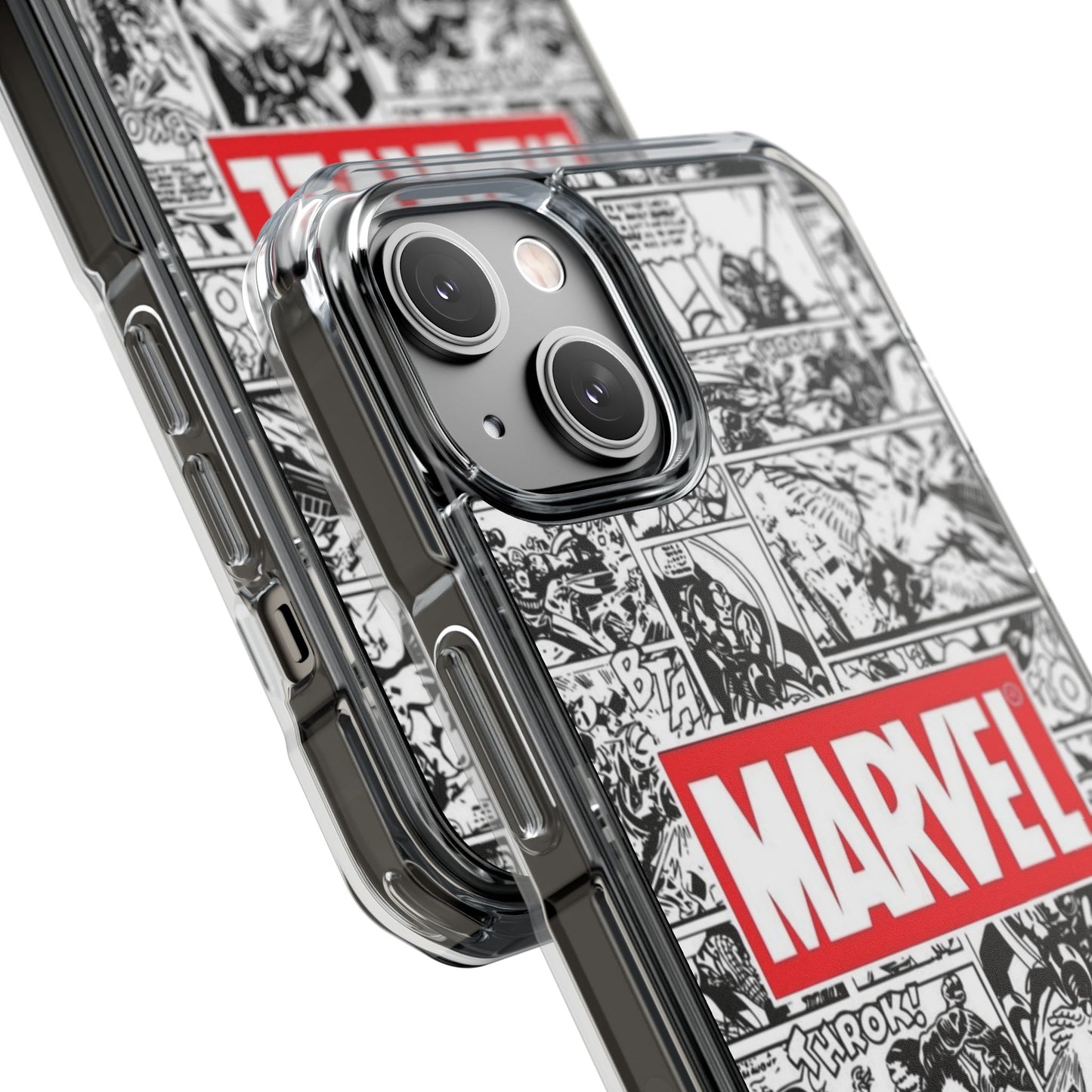 Marvel Comic Magnetic Clear Impact Case - Durable Protection for Superhero Fans