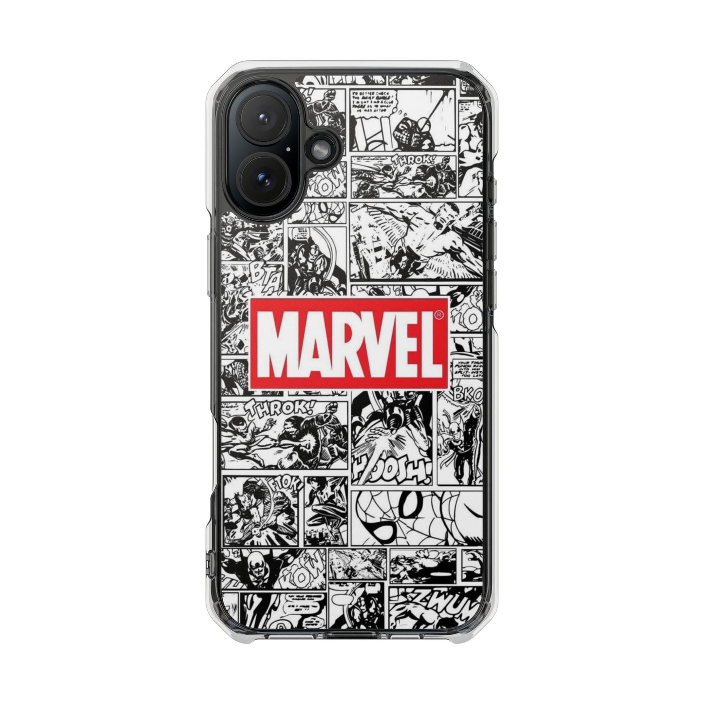 Marvel Comic Magnetic Clear Impact Case - Durable Protection for Superhero Fans