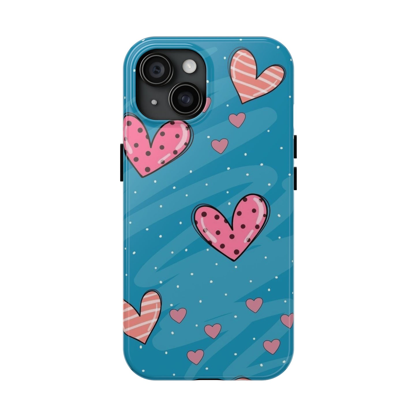 Colorful Heart Phone Case - Cute and Durable Design for Love and Friendship