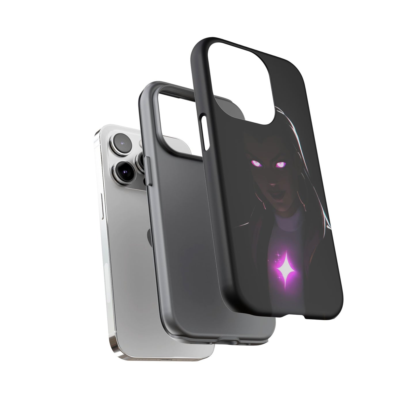 Tough Cases: Dark Magical Phone Case with Mystic Glow