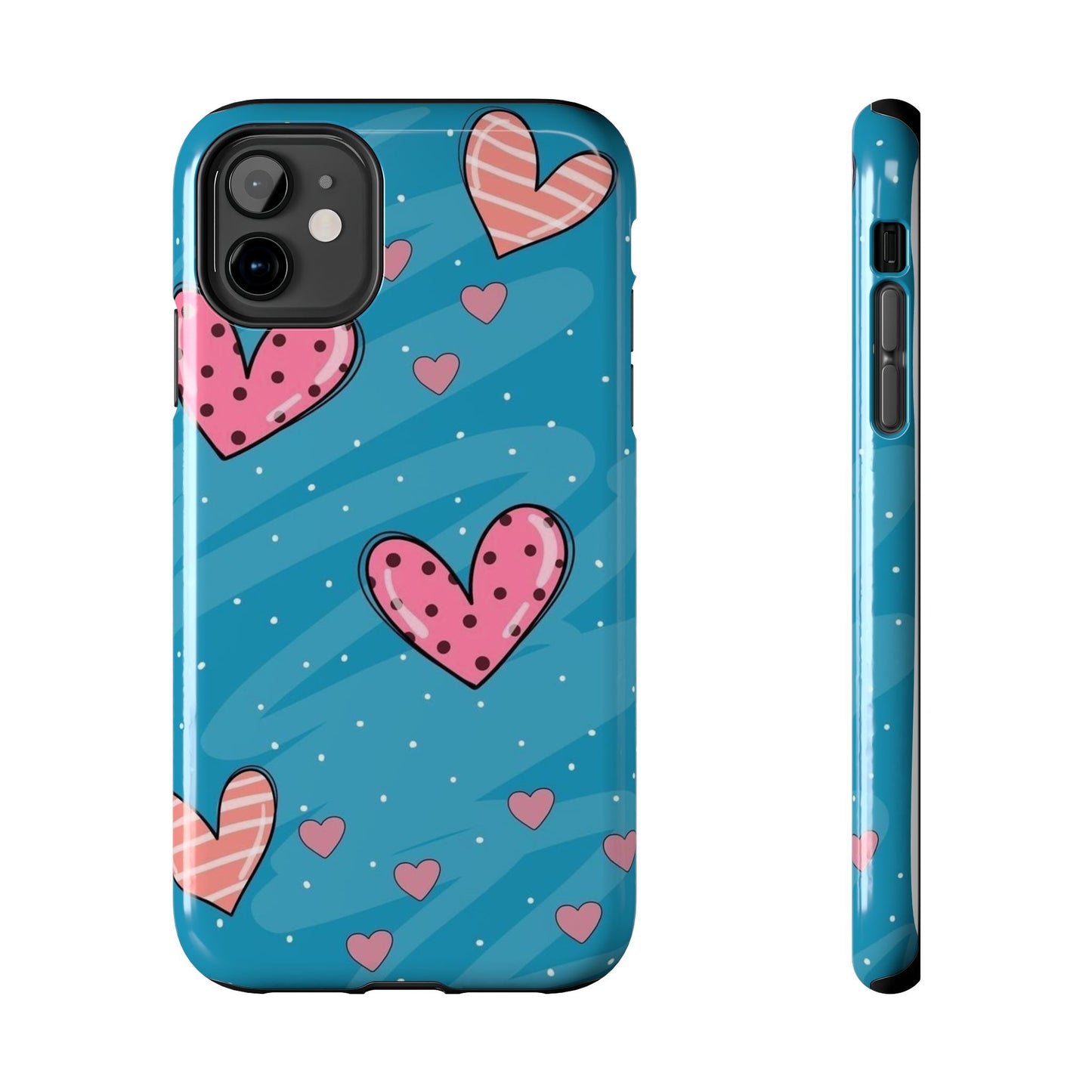 Colorful Heart Phone Case - Cute and Durable Design for Love and Friendship