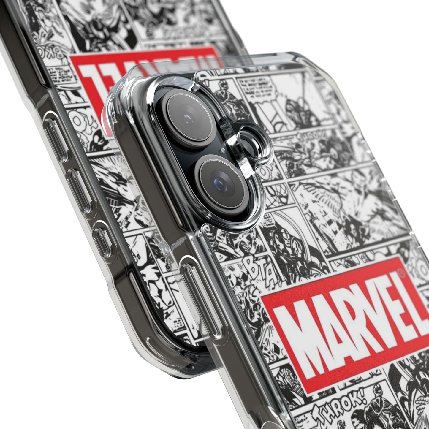 Marvel Comic Magnetic Clear Impact Case - Durable Protection for Superhero Fans