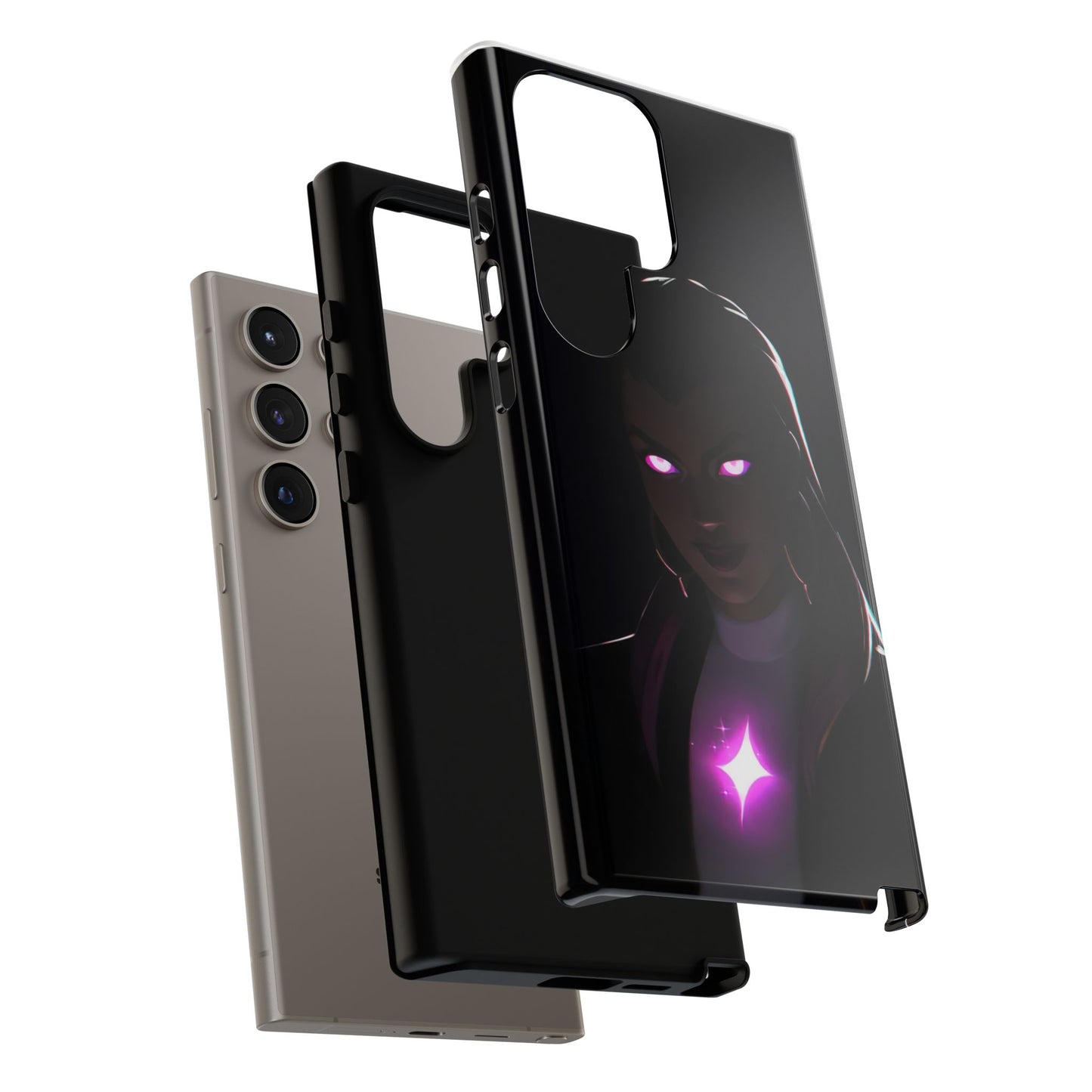 Tough Cases: Dark Magical Phone Case with Mystic Glow