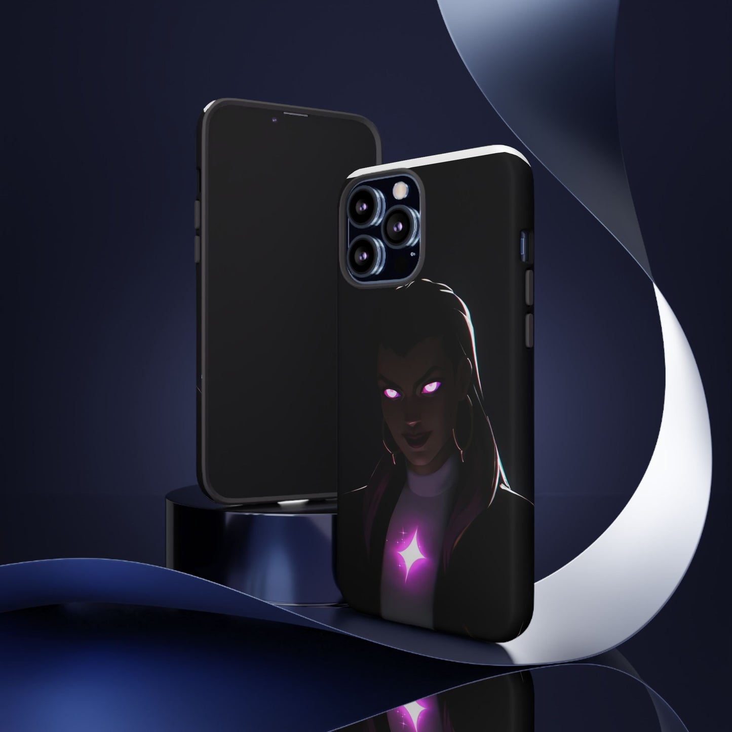 Tough Cases: Dark Magical Phone Case with Mystic Glow