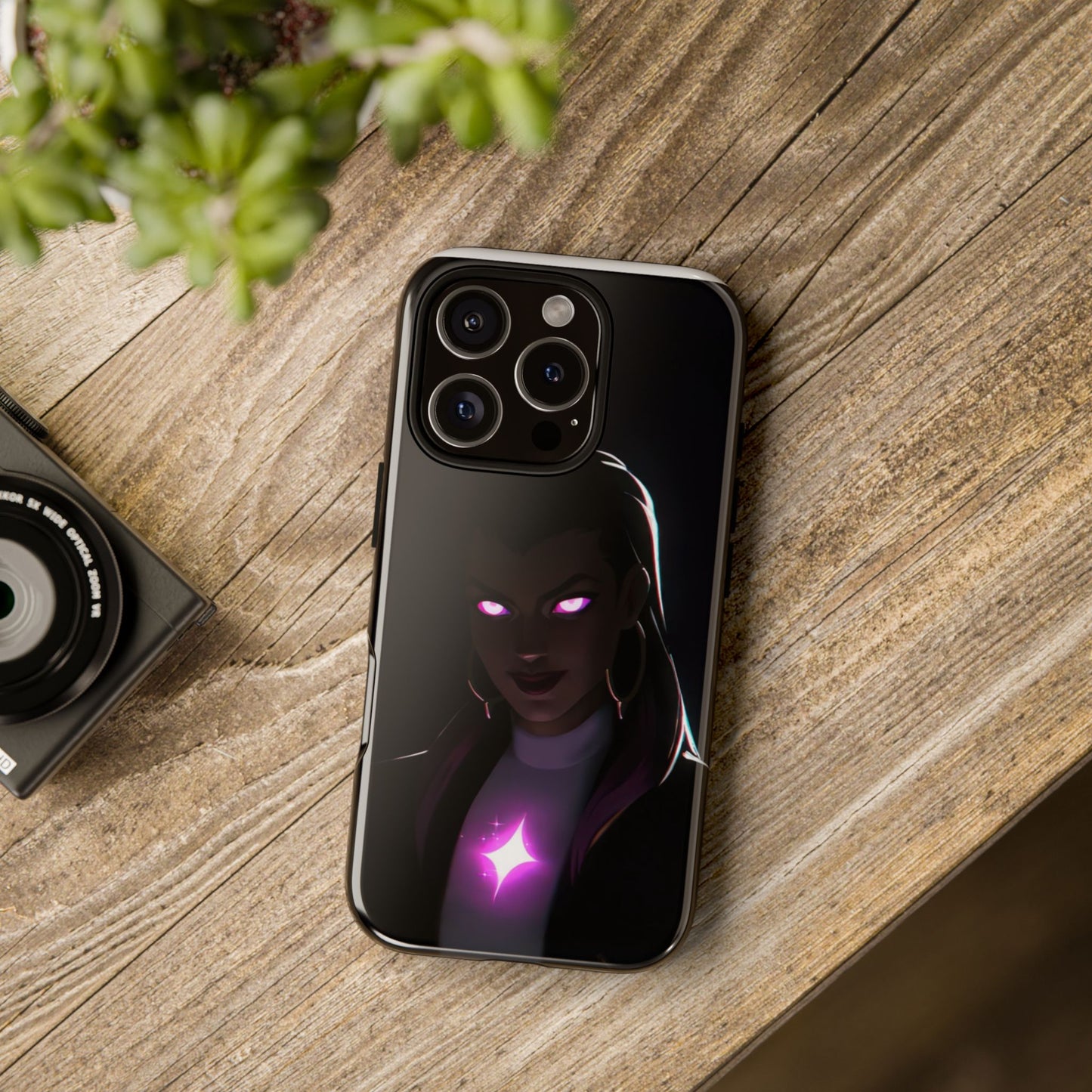 Tough Cases: Dark Magical Phone Case with Mystic Glow