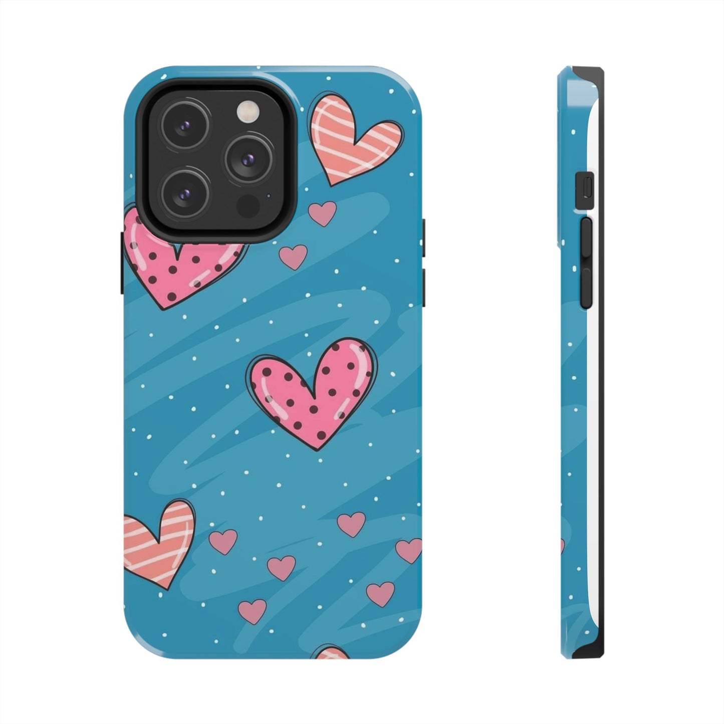 Colorful Heart Phone Case - Cute and Durable Design for Love and Friendship