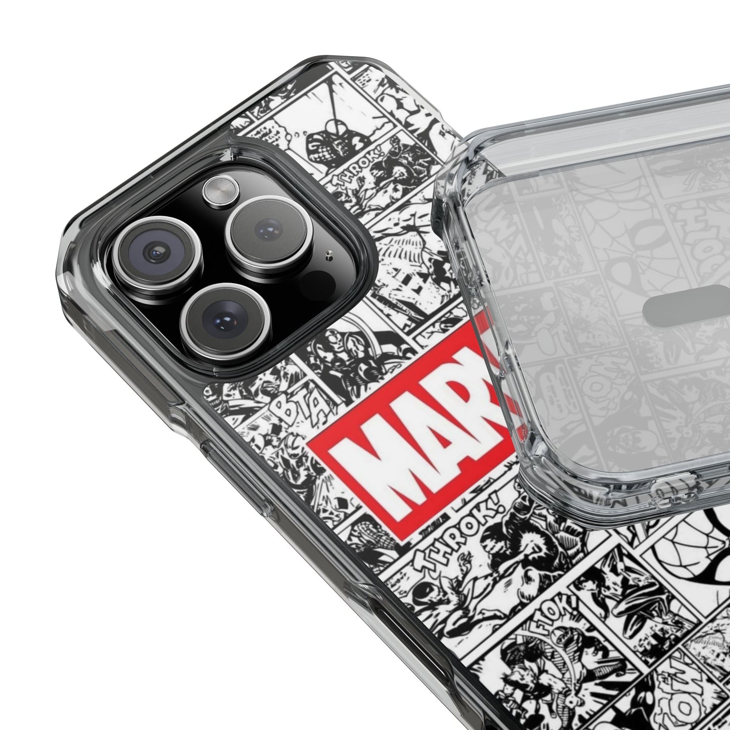 Marvel Comic Magnetic Clear Impact Case - Durable Protection for Superhero Fans