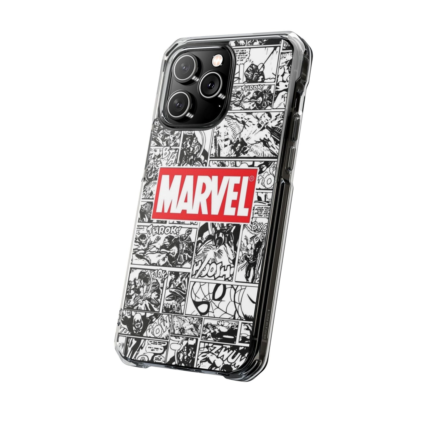 Marvel Comic Magnetic Clear Impact Case - Durable Protection for Superhero Fans