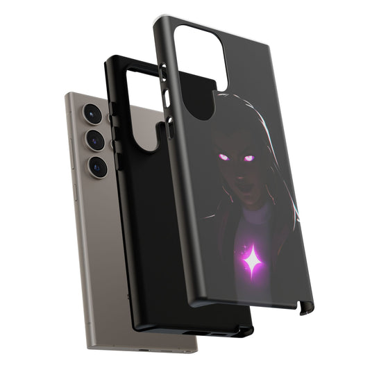 Tough Cases: Dark Magical Phone Case with Mystic Glow