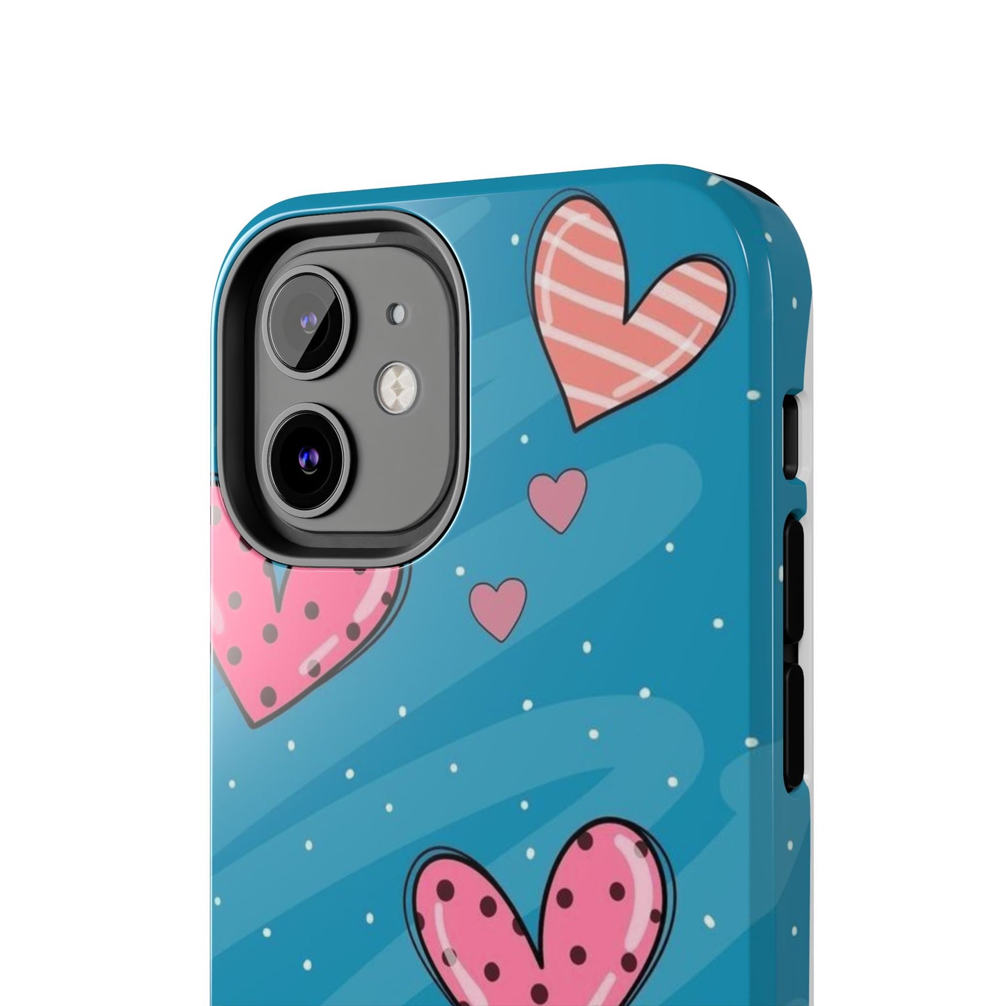 Colorful Heart Phone Case - Cute and Durable Design for Love and Friendship