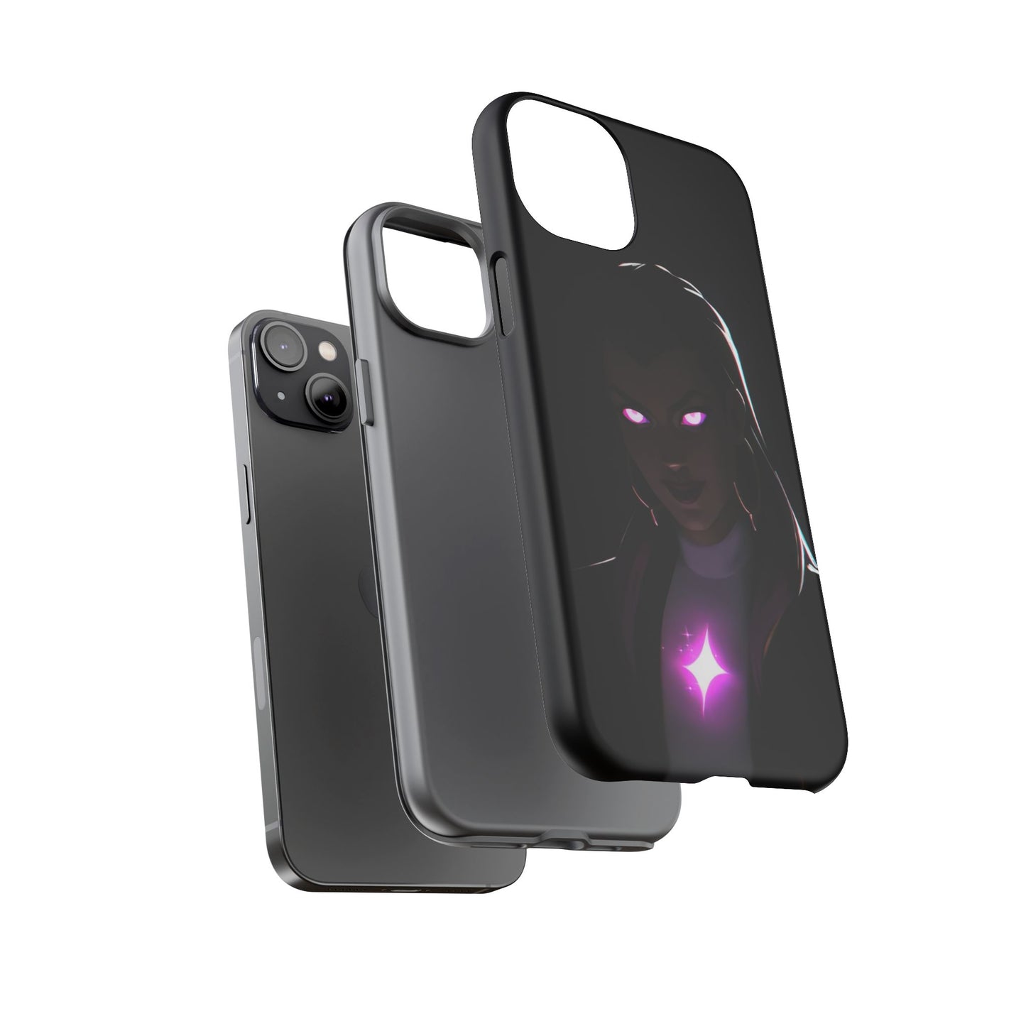 Tough Cases: Dark Magical Phone Case with Mystic Glow