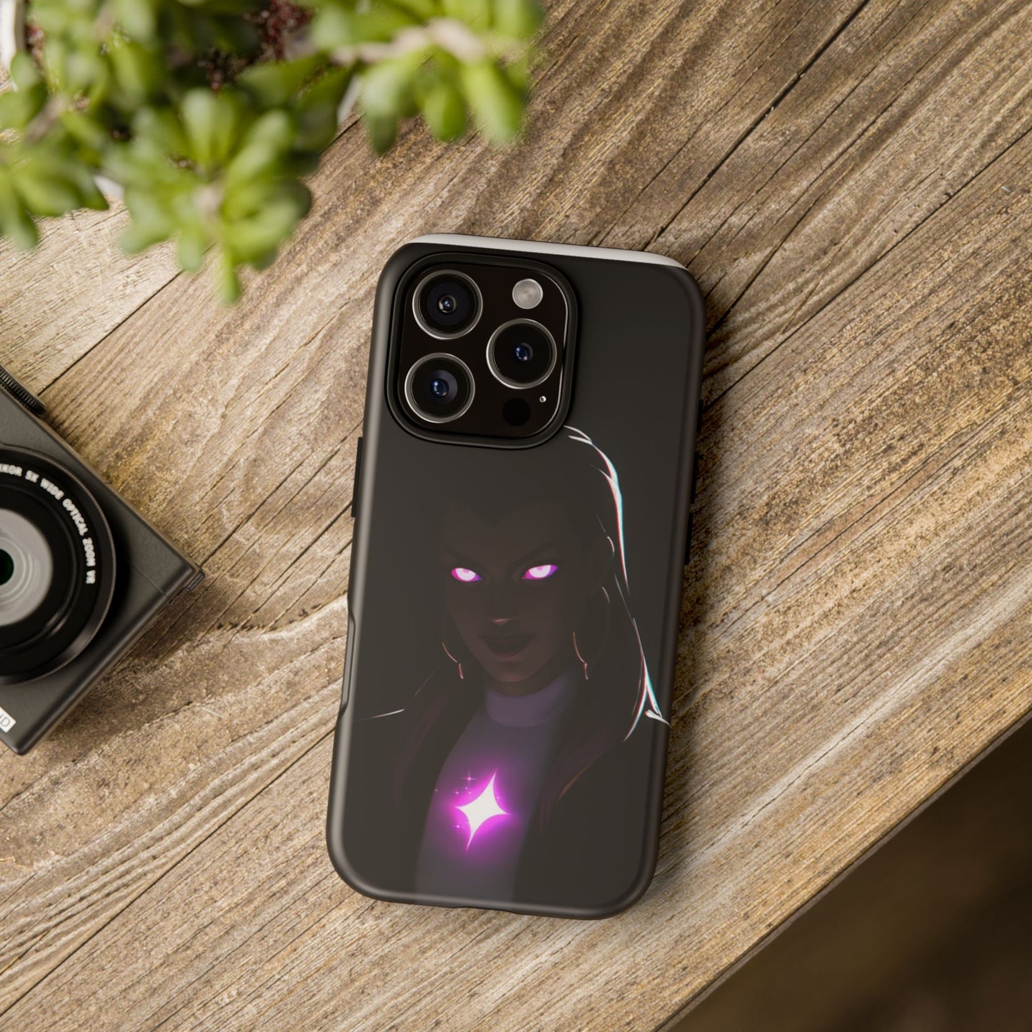 Tough Cases: Dark Magical Phone Case with Mystic Glow