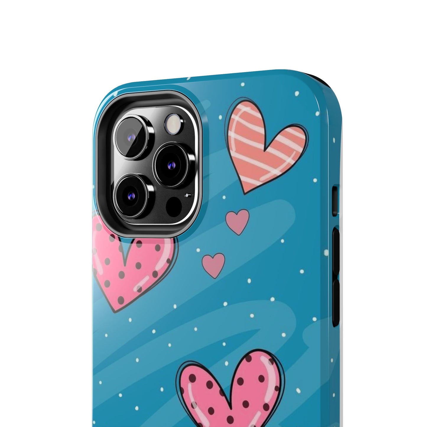 Colorful Heart Phone Case - Cute and Durable Design for Love and Friendship