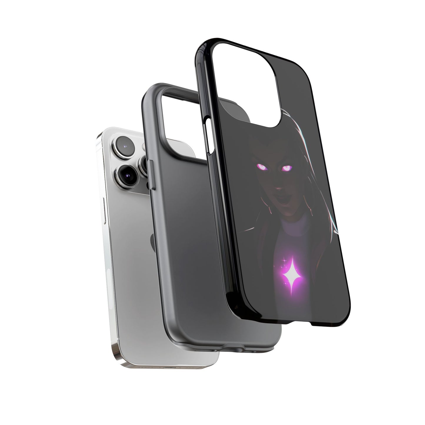 Tough Cases: Dark Magical Phone Case with Mystic Glow