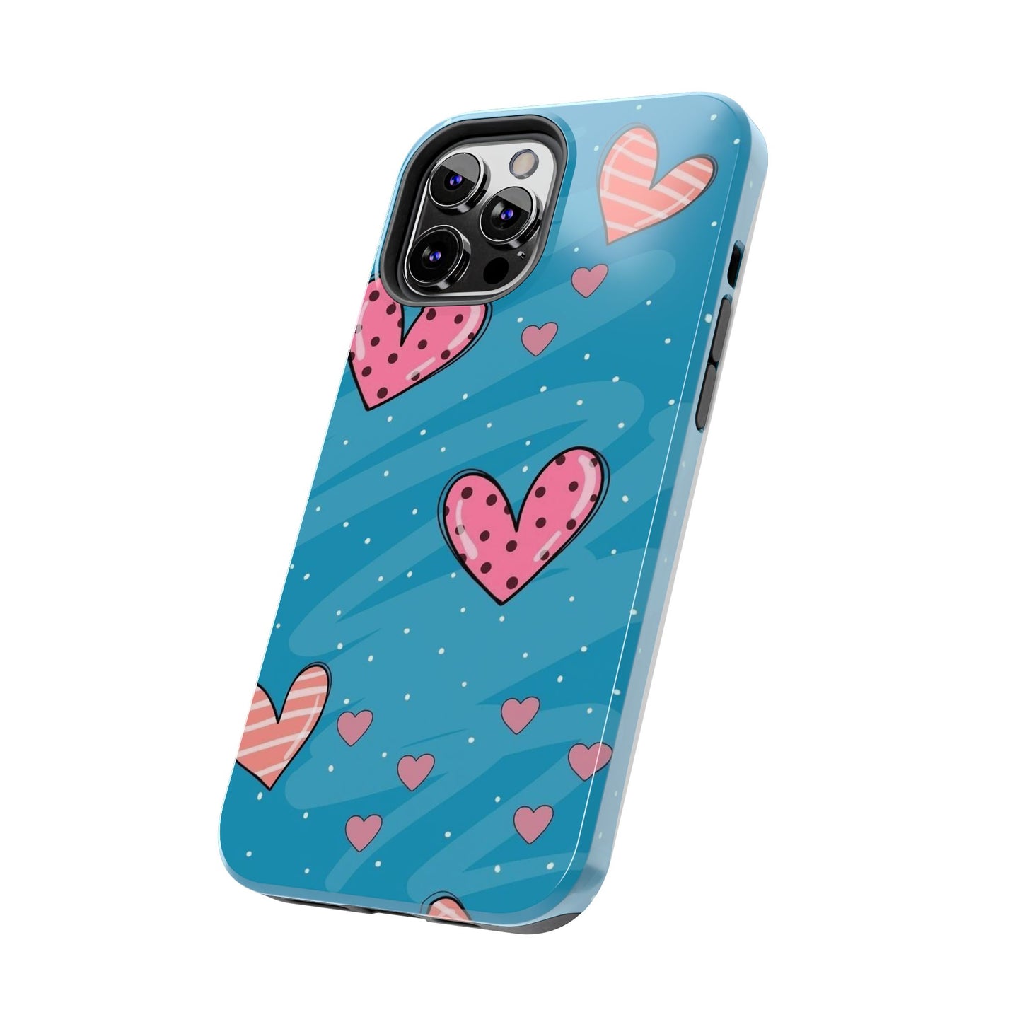 Colorful Heart Phone Case - Cute and Durable Design for Love and Friendship