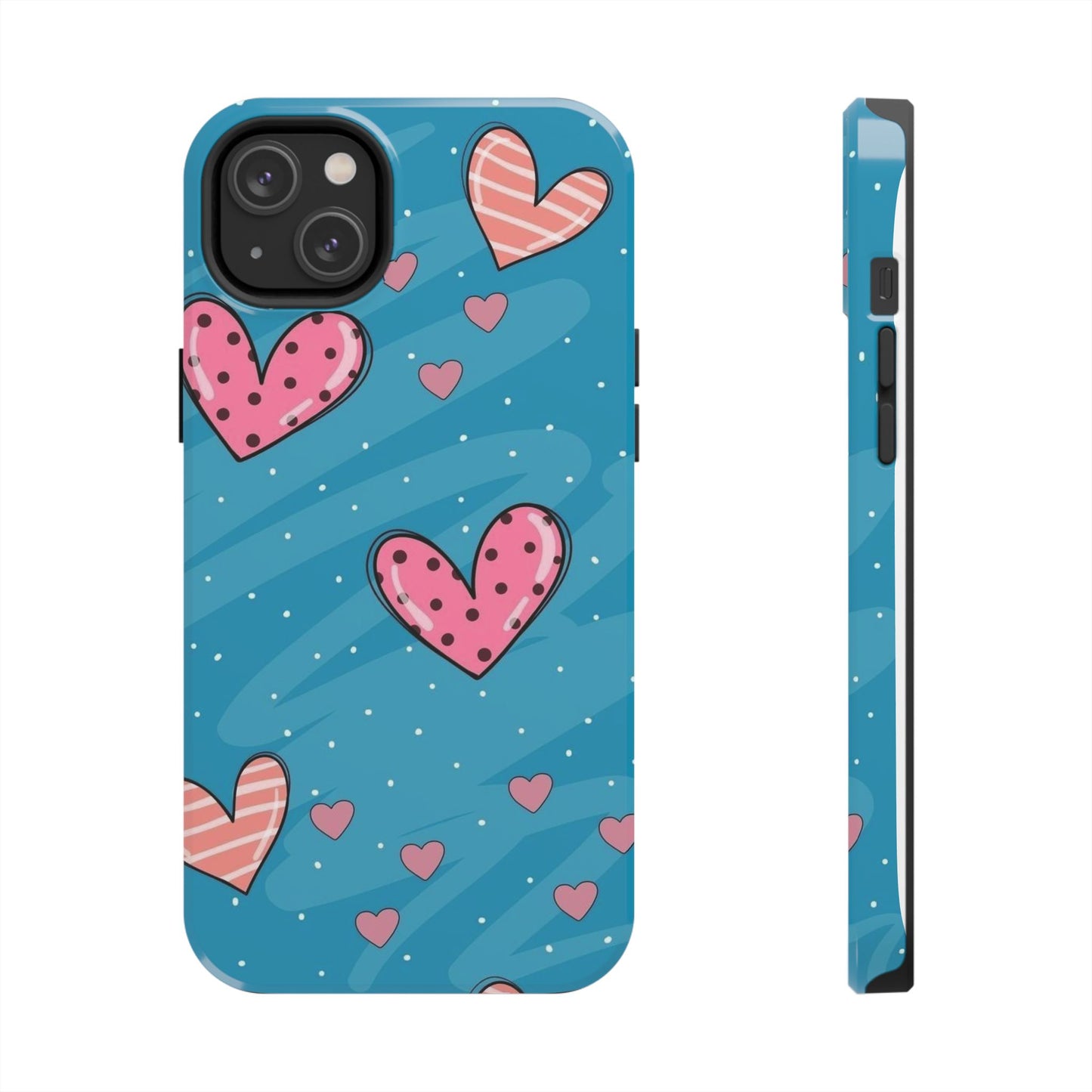 Colorful Heart Phone Case - Cute and Durable Design for Love and Friendship