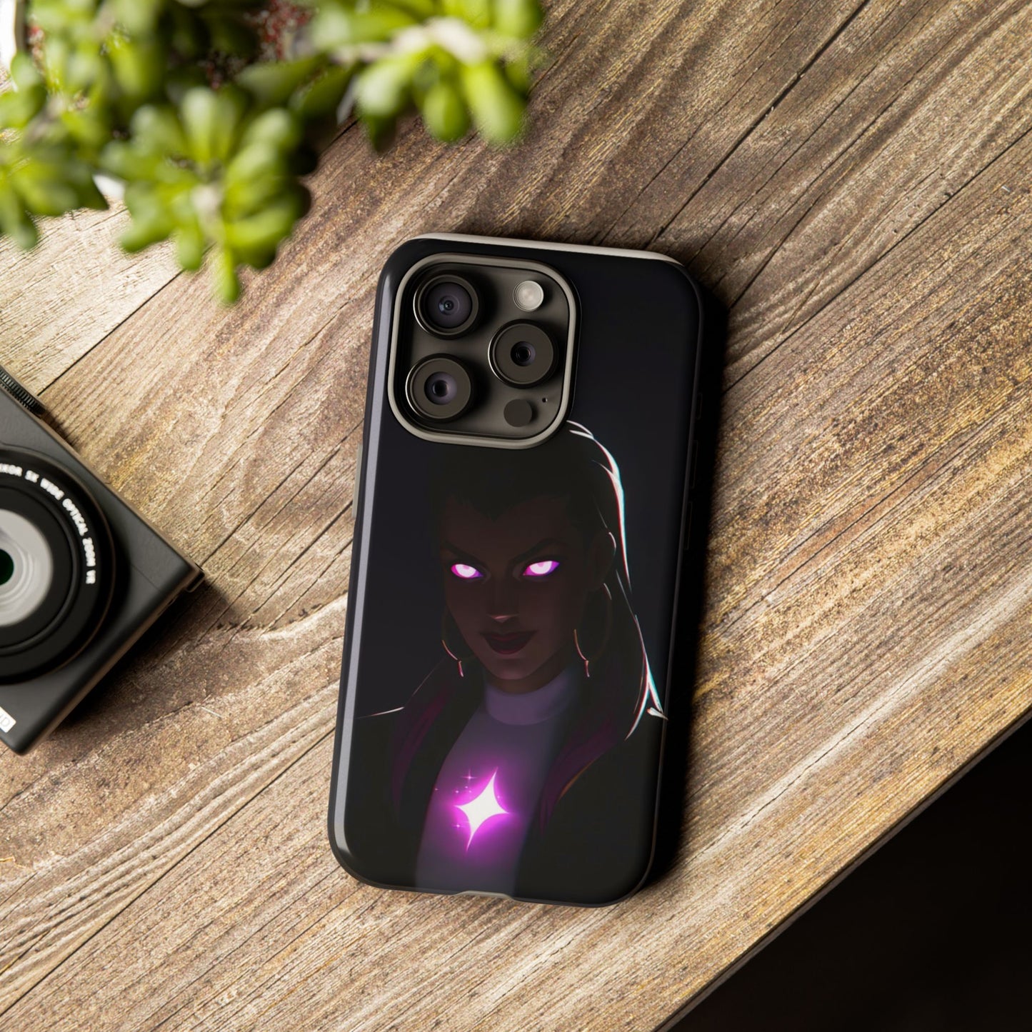 Tough Cases: Dark Magical Phone Case with Mystic Glow