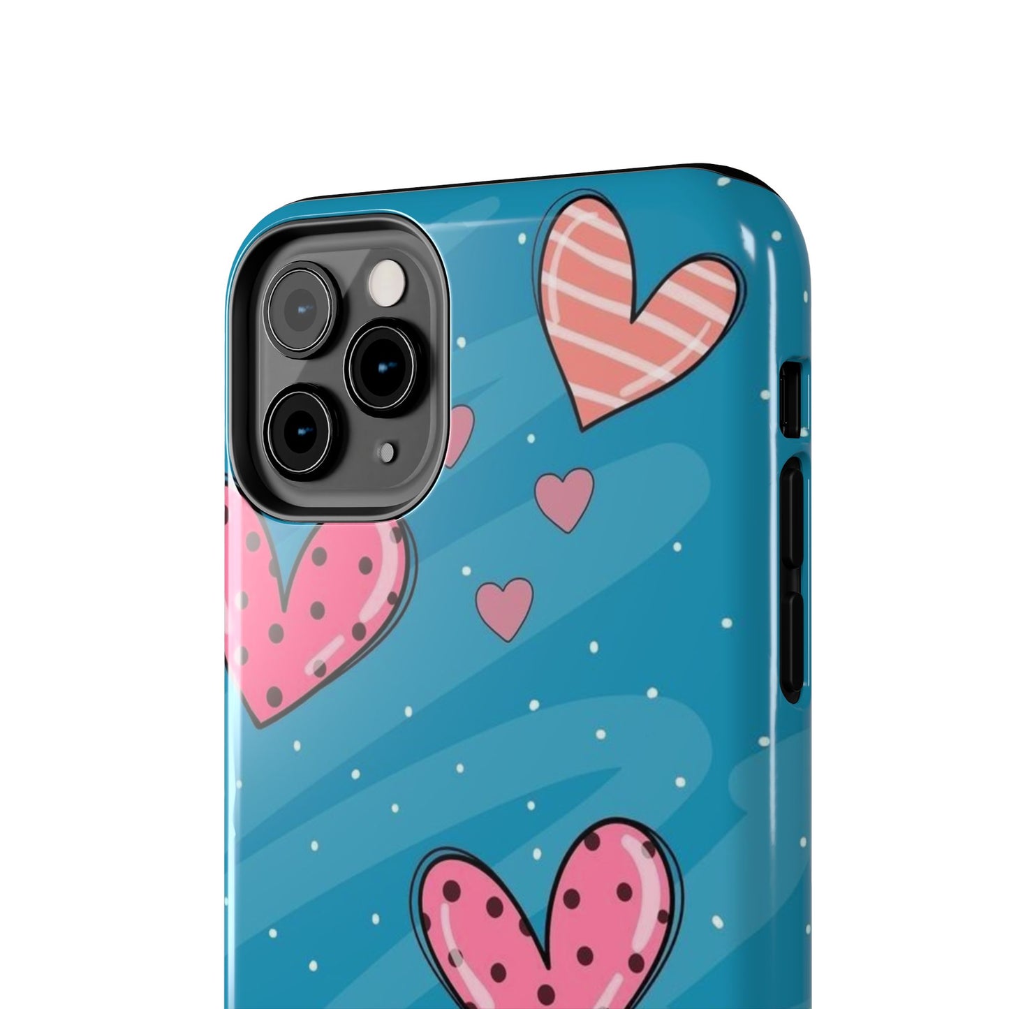 Colorful Heart Phone Case - Cute and Durable Design for Love and Friendship