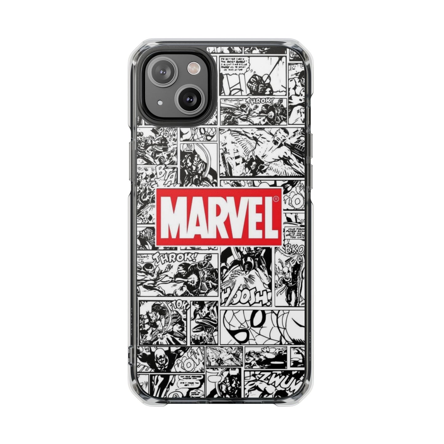 Marvel Comic Magnetic Clear Impact Case - Durable Protection for Superhero Fans