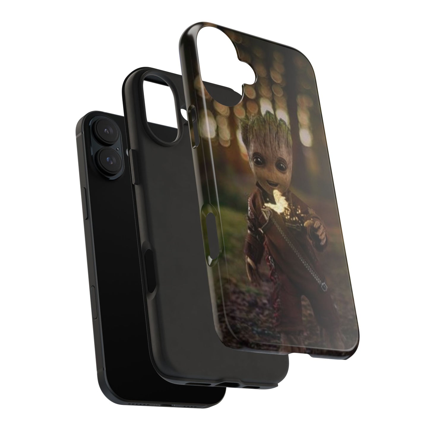 Cute Groot Phone Case - Durable Tough Case for Marvel Fans