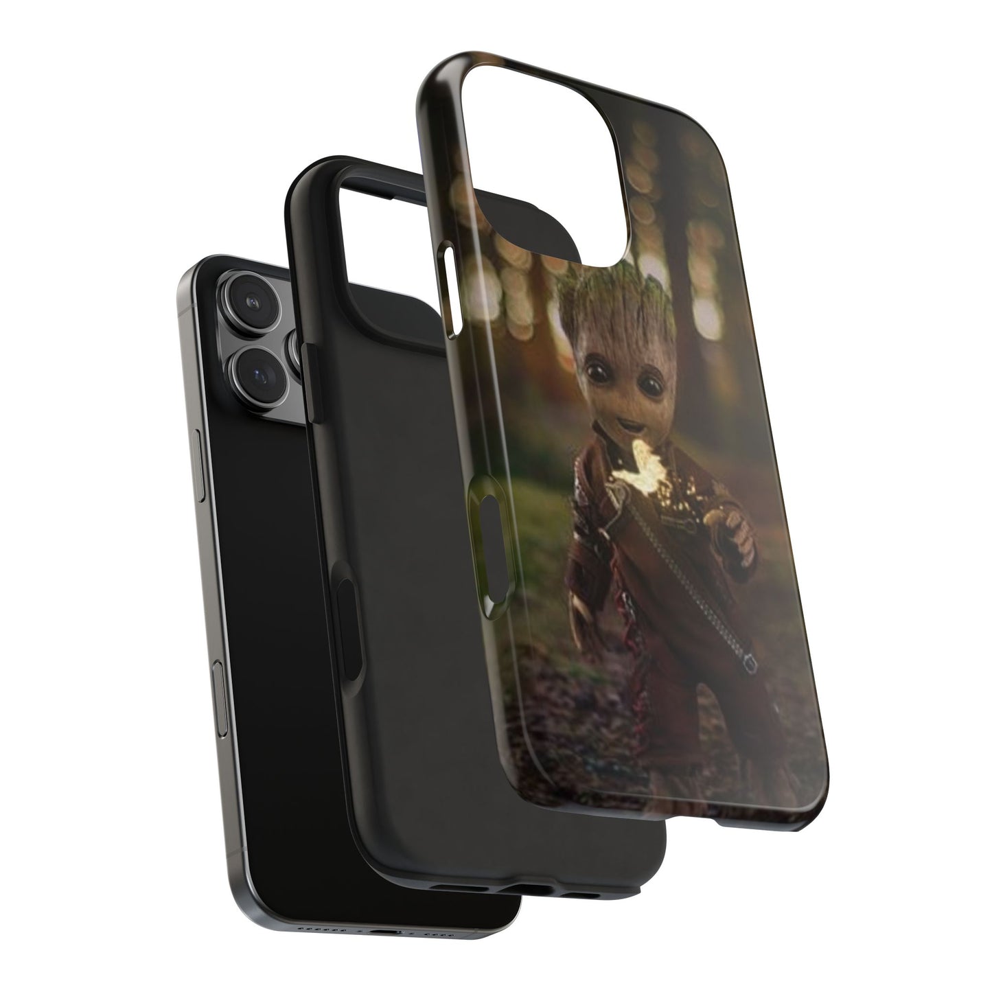 Cute Groot Phone Case - Durable Tough Case for Marvel Fans